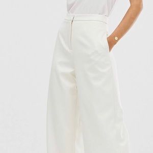 Asos wide leg wedding pants